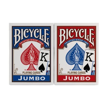 Bicycle Jumbo Blister Pack 2 kortų kaladės (Mėlynos ir raudonos)